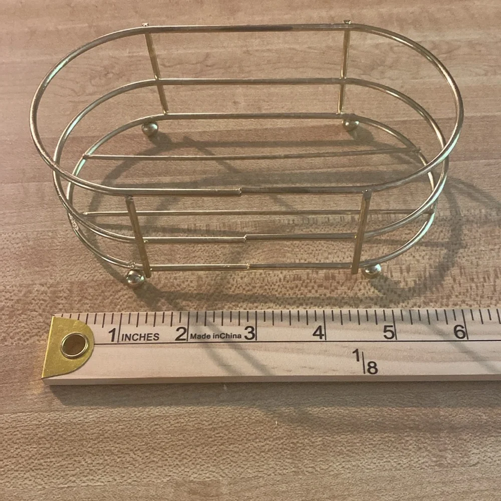 Elegant Gold Bath Caddy